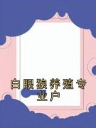 白眼狼养殖专业户是什么小说徐清