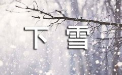 下雪天发的唯美文案